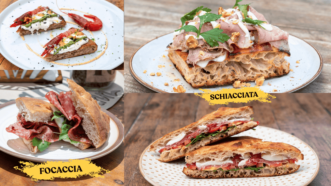 เปรียบเทียบ Focaccia และ Schiacciata ขนมปังอิตาเลียนจาก GRANO Italian Bakery