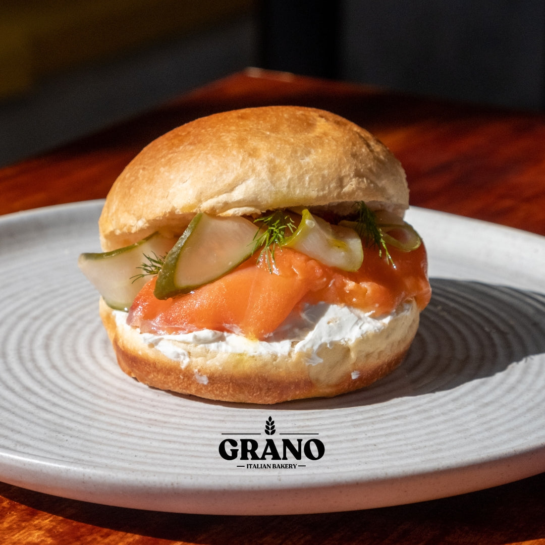 GRANO Premium Brioche Burger Bun 4"/10.5 cm Grano Italian Bakery  Bun