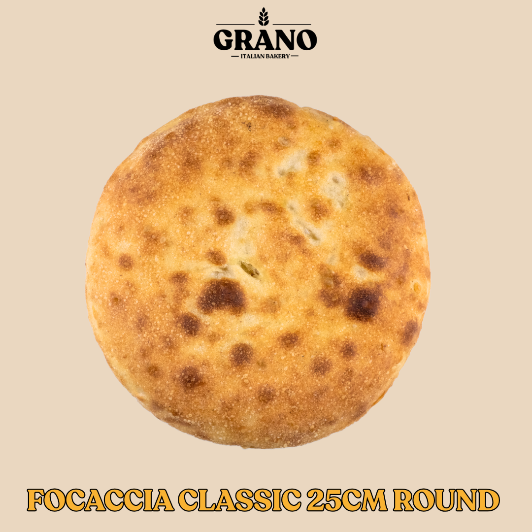 GRANO Classic Round Focaccia 25cm / 10" (2 pcs)