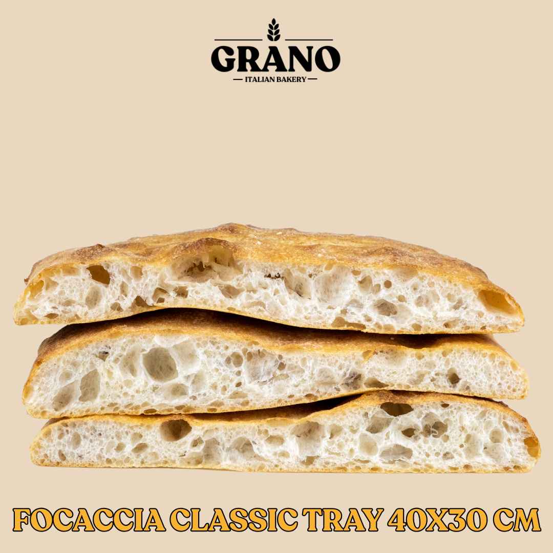 GRANO Classic Tray Focaccia 40x30 cm